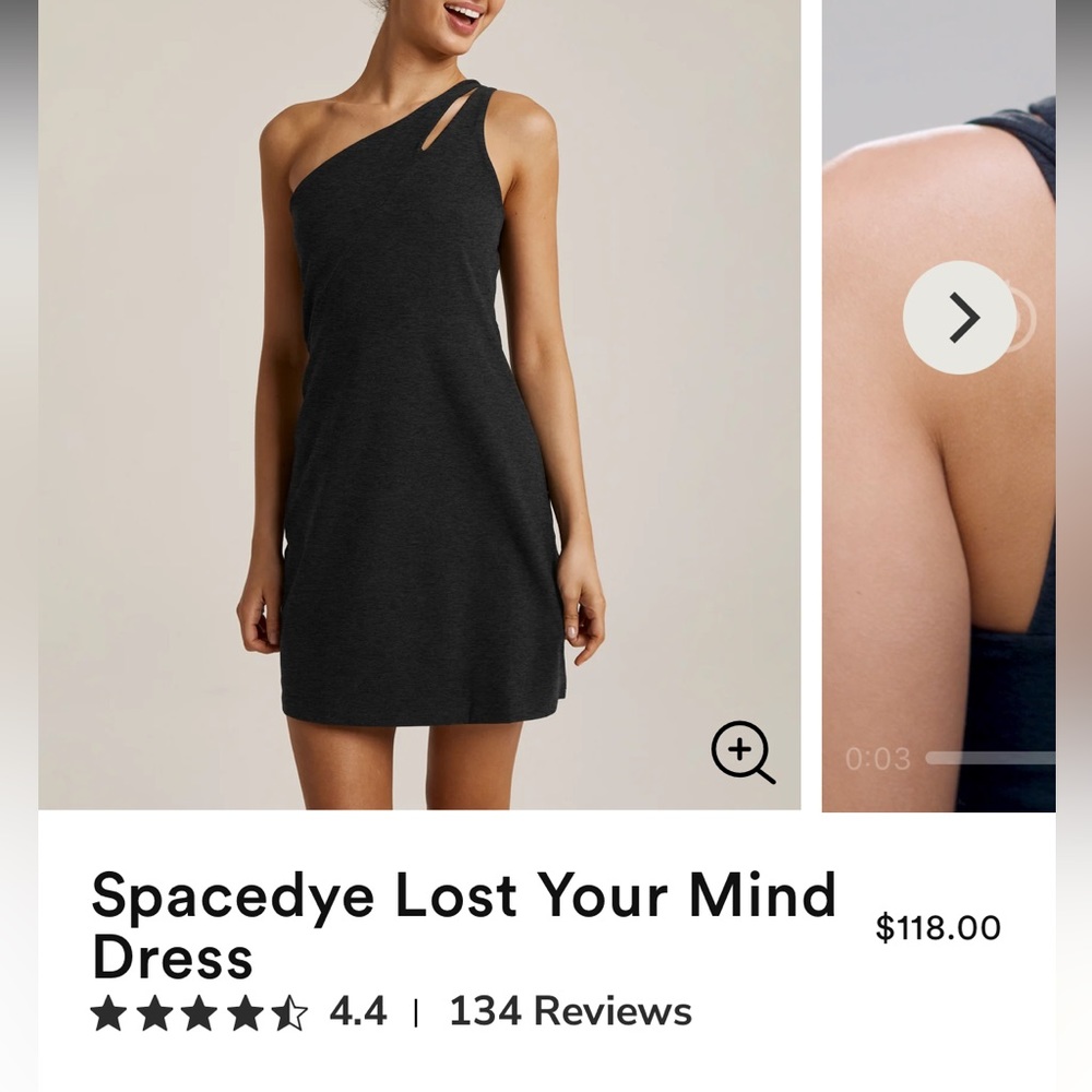 Beyond Yoga One Shoulder Dress Size Small